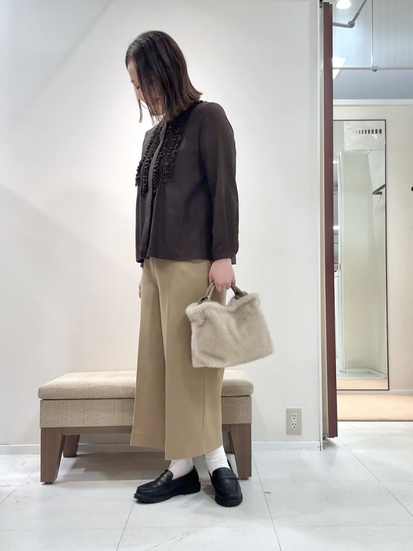 YUIさんの「UNTITLED｜【洗える/ボタンなし】ミラノリブカーディガン」を使ったコーディネート