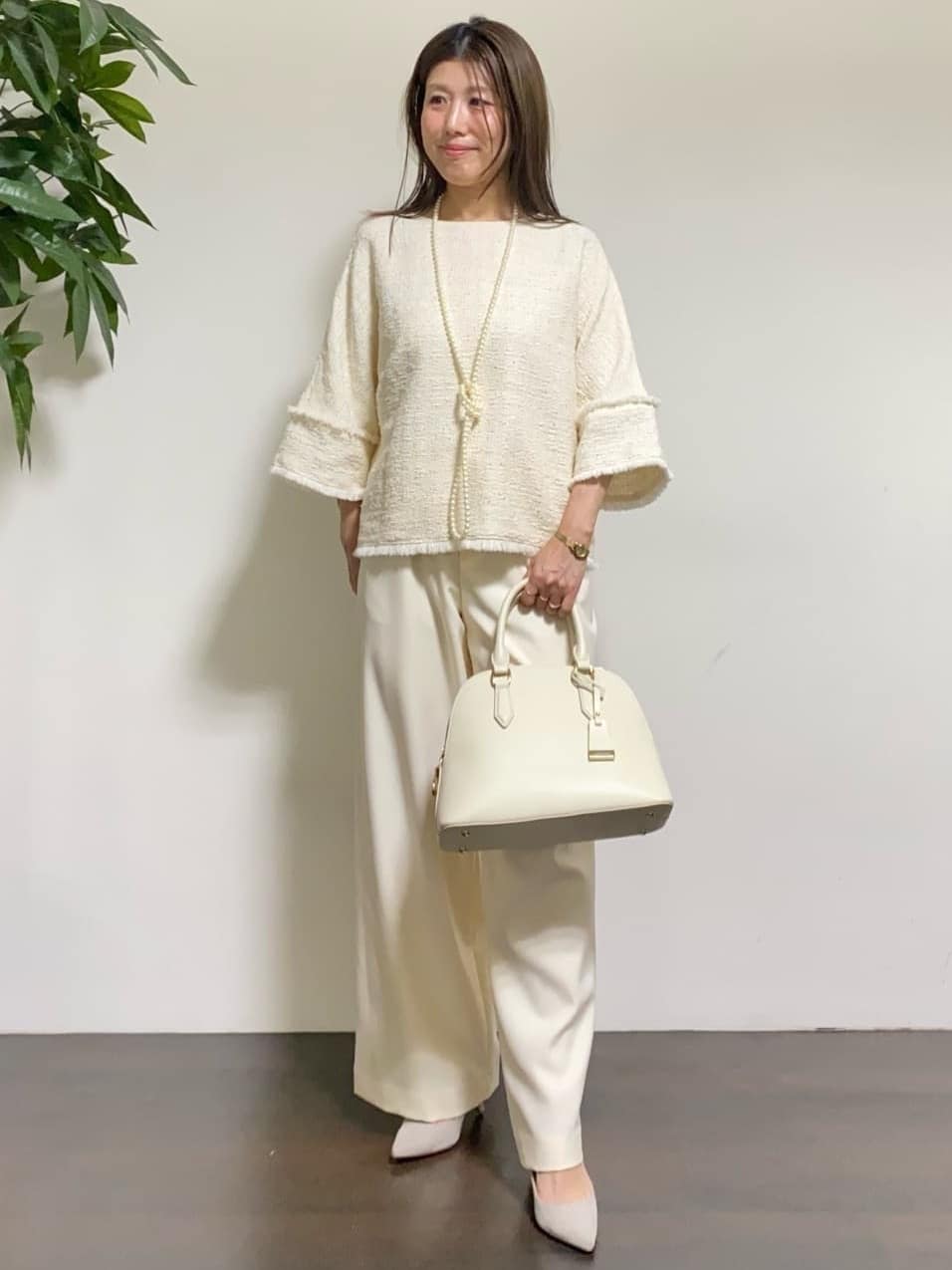tomoさんの「UNTITLED｜【ミディ丈/軽やか】セミラグランリバー コート」を使ったコーディネート