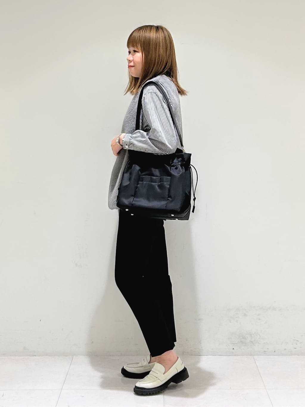 tsuyuさんの「INDIVI｜ミンク調フェイクファージレ」を使ったコーディネート