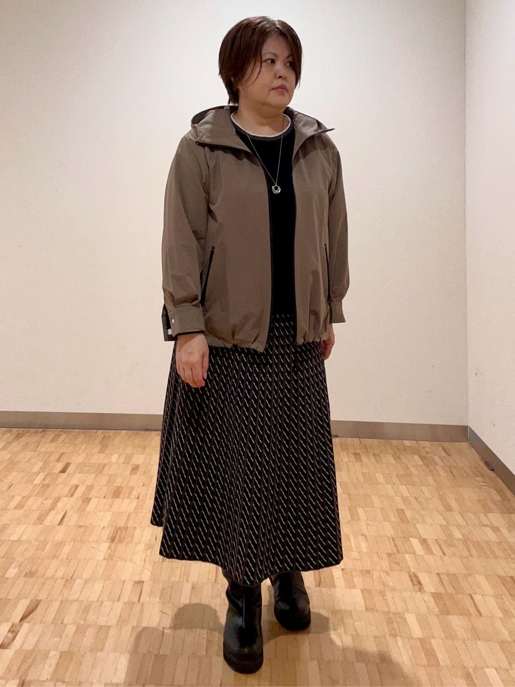 もりっちさんの「Reflect｜【ライトアウター／キレイ見え／気軽な羽織に◎】スポーティライトアウター」を使ったコーディネート