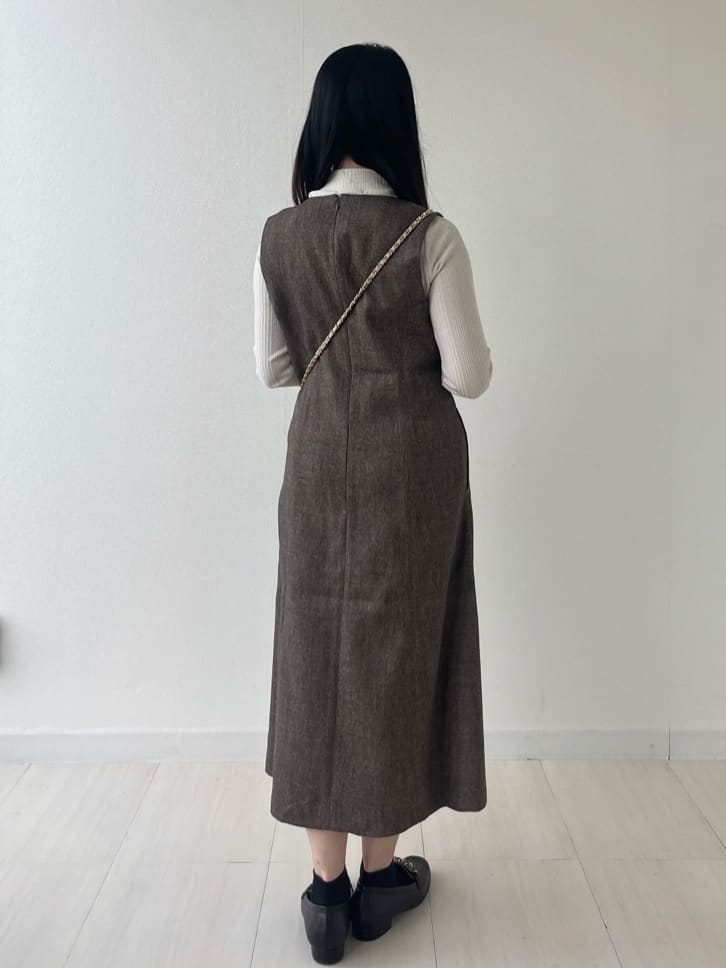 Mori Moriさんの「index｜ヴィンテージツイードジャンスカ【洗濯機OK／防シワ】」を使ったコーディネート
