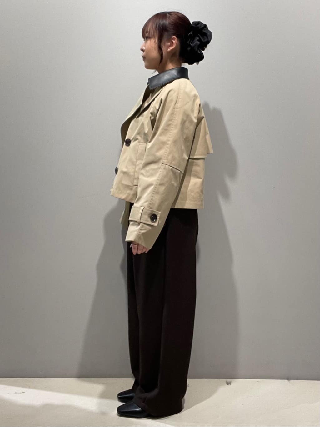 mikiさんの「OPAQUE.CLIP｜マルチボーダーポロニット【洗濯機OK】」を使ったコーディネート