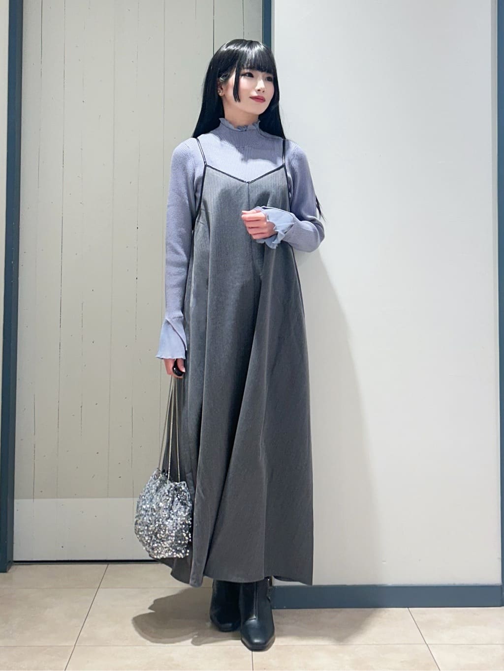 yukinoさんの「grove｜カジュアルに羽織れる、大人のツイードトラックジャケット」を使ったコーディネート
