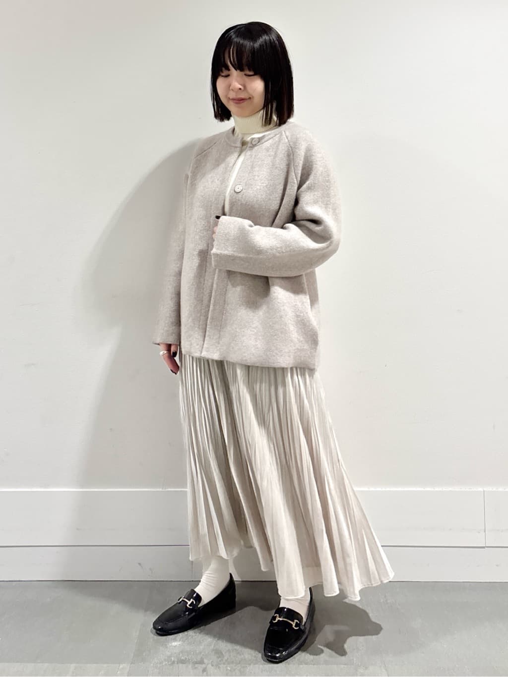 モエカさんの「UNTITLED｜【軽アウター/ミドル丈】ウールニットコーディガン」を使ったコーディネート