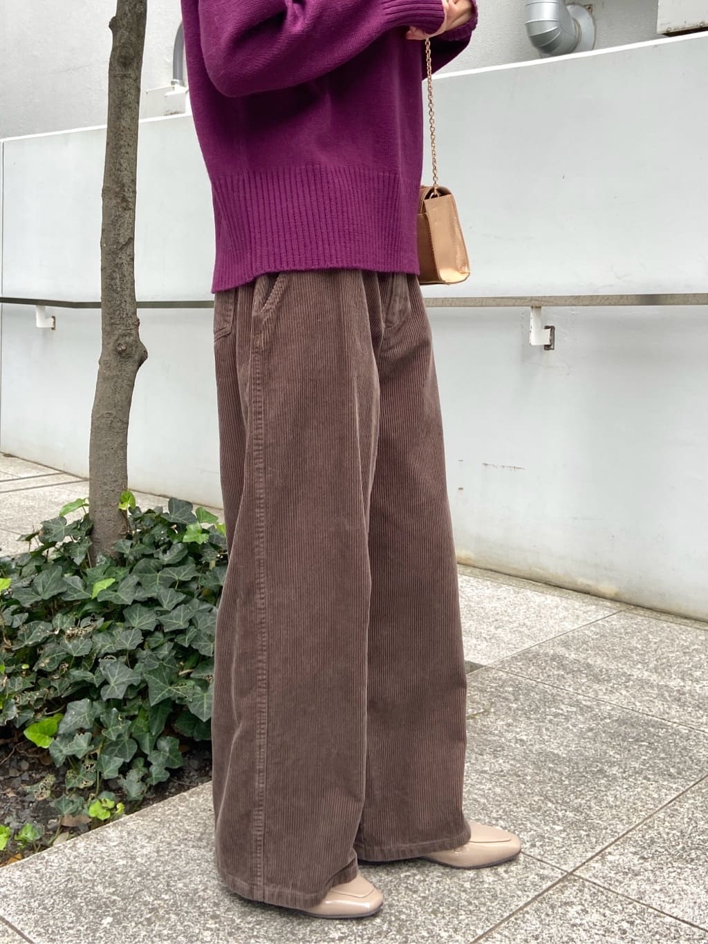 めぐさんの「OPAQUE.CLIP｜コーデュロイワイドパンツ【洗濯機OK】」を使ったコーディネート