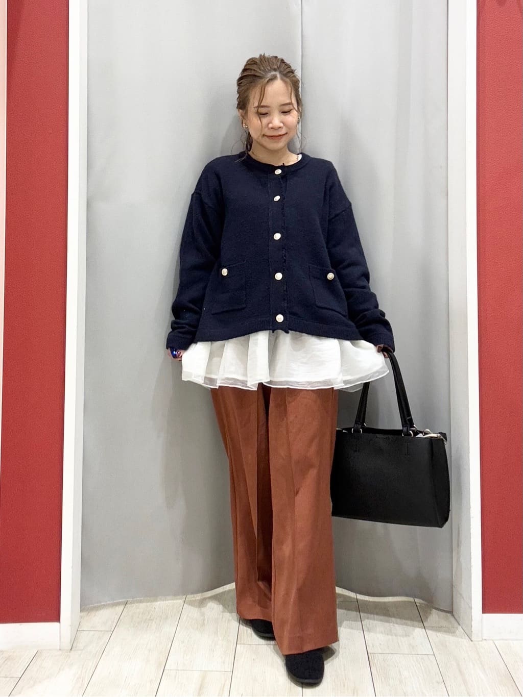 shioさんの「SHOO･LA･RUE｜裾フリルレイヤードトップス」を使ったコーディネート