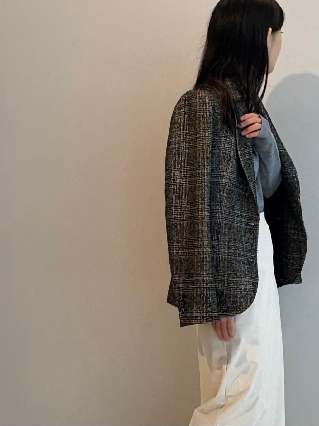 arisaさんの「DRESSTERIOR｜◆【洗える/ポケット付き】ストレッチナロースカート」を使ったコーディネート