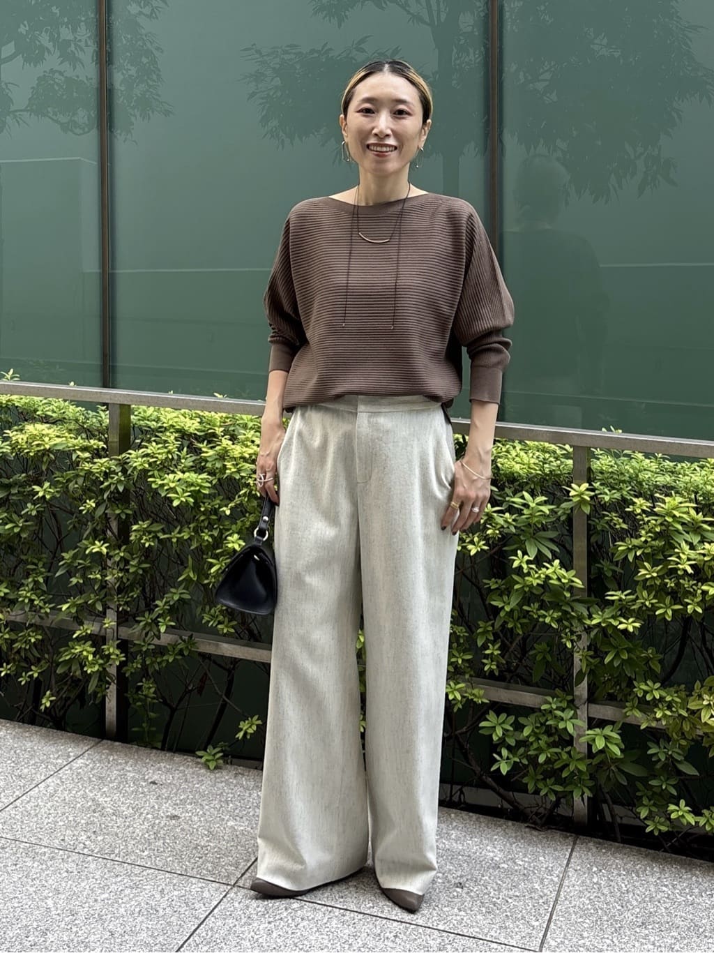 kotakiさんの「INDIVI｜【洗える／体型カバー】美シルエットニット」を使ったコーディネート