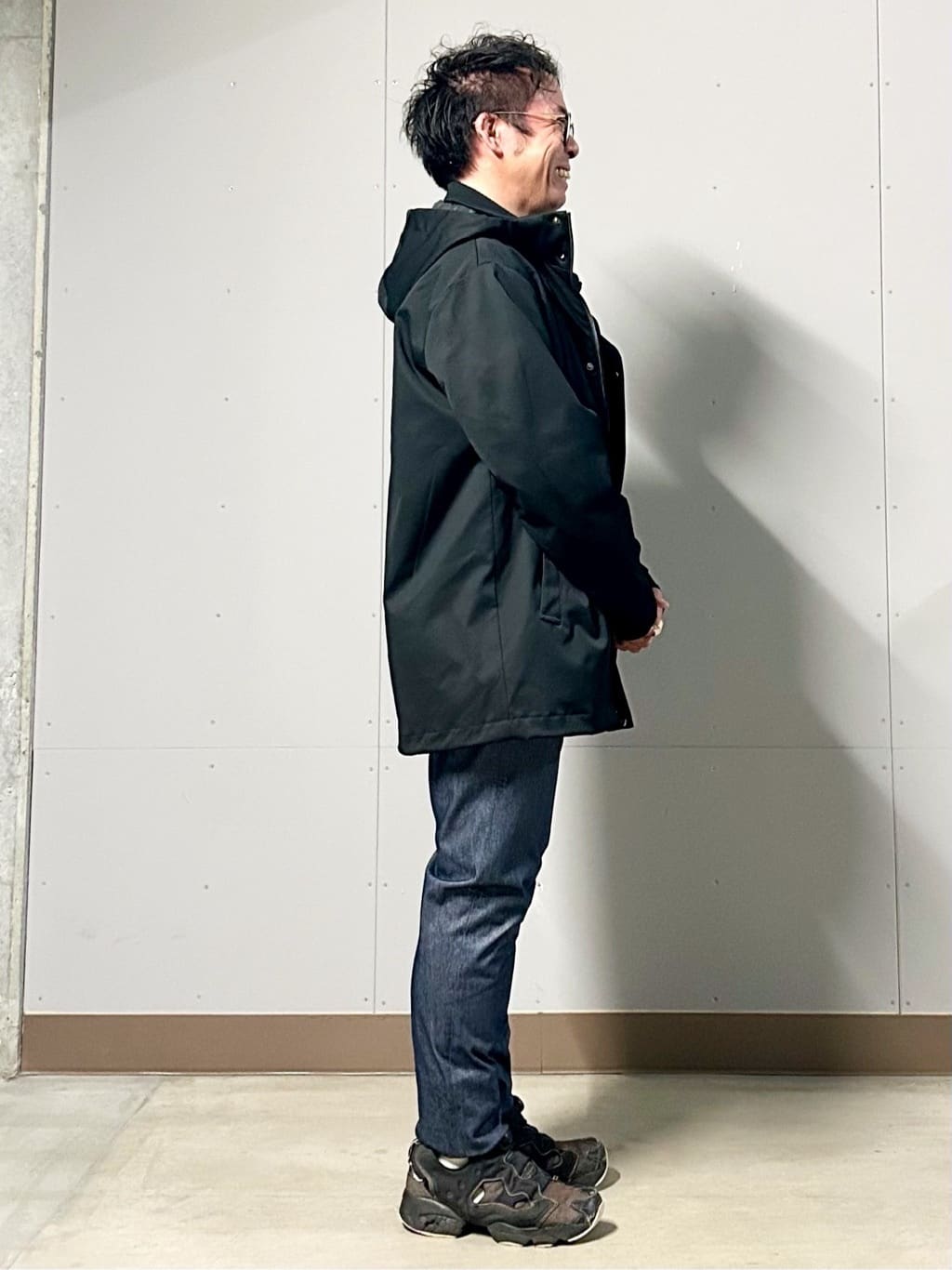 KENJI Iさんの「THE SHOP TK｜【3WAY】中綿ライナー付き カルゼコート　洗濯機OK/ON・OFF対応」を使ったコーディネート