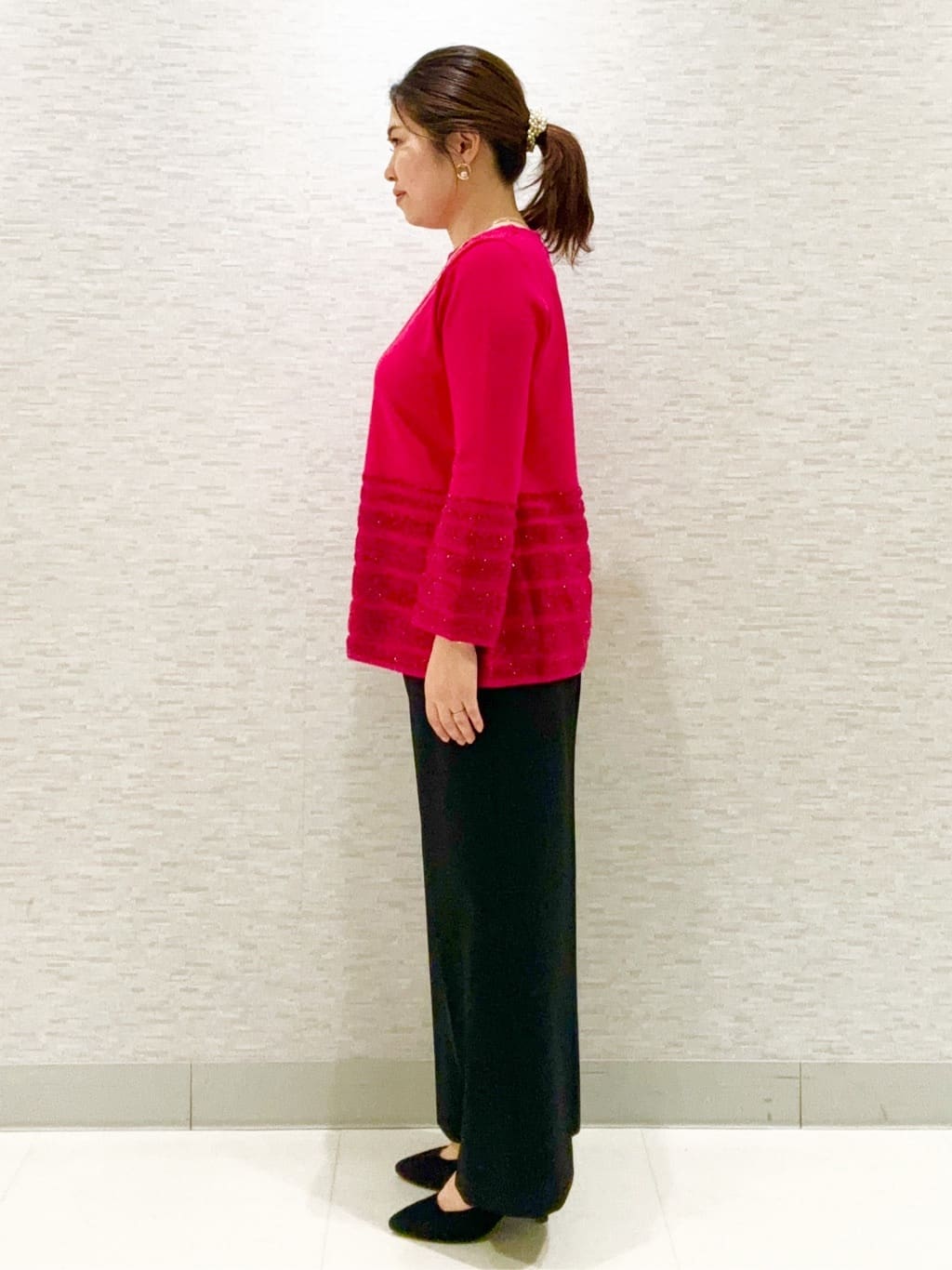 yuさんの「COUP DE CHANCE｜【手洗い可】ストレートワイドパンツ」を使ったコーディネート