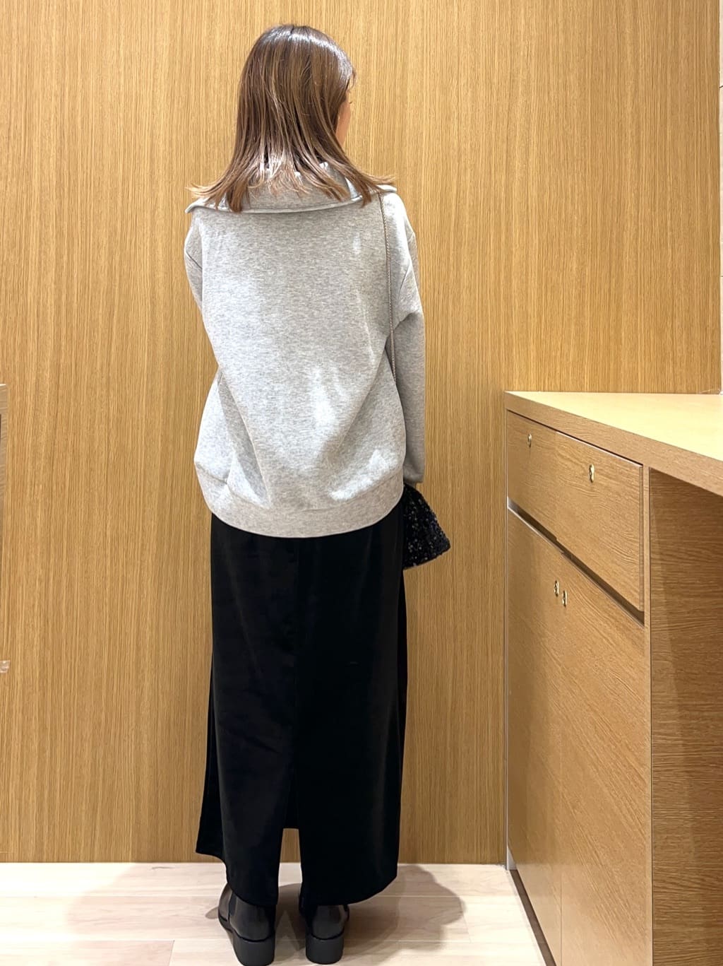 meeさんの「OPAQUE.CLIP｜コットンリブキャミソール【洗濯機洗い可】」を使ったコーディネート