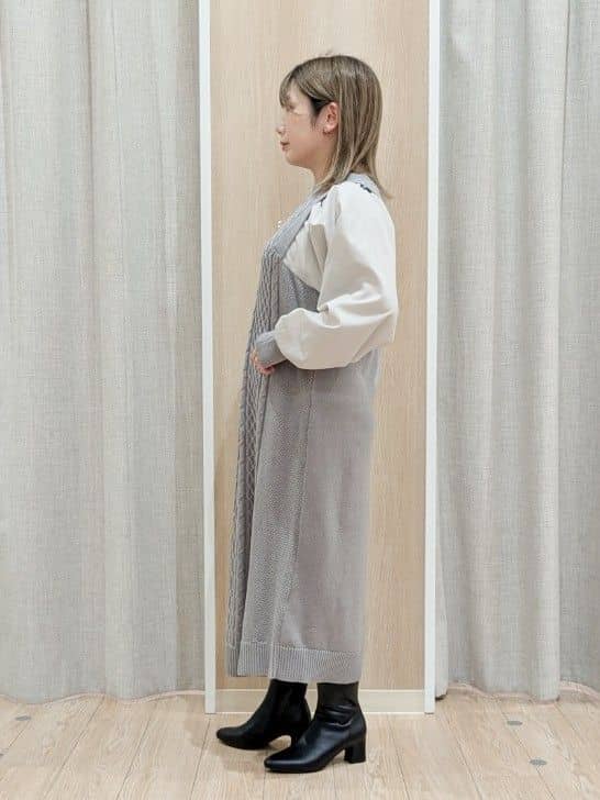 minさんの「grove｜【ウール混】軽やかに羽織れるショートコート」を使ったコーディネート