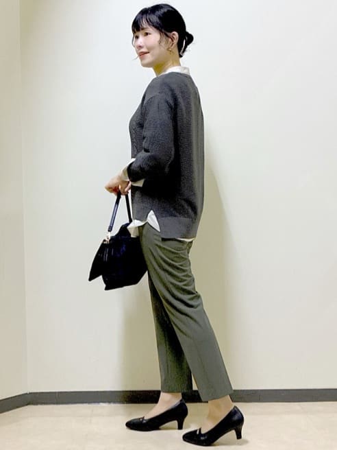  beni_gingerさんの「Reflect｜【パンツ合わせにぴったり◎】ゆったりオフボディニット」を使ったコーディネート
