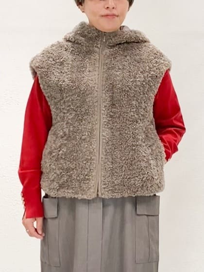 ばっちょさんの「grove｜【名品アウター/3WAY・はっ水】ボアライナー付マウンテンパーカ」を使ったコーディネート