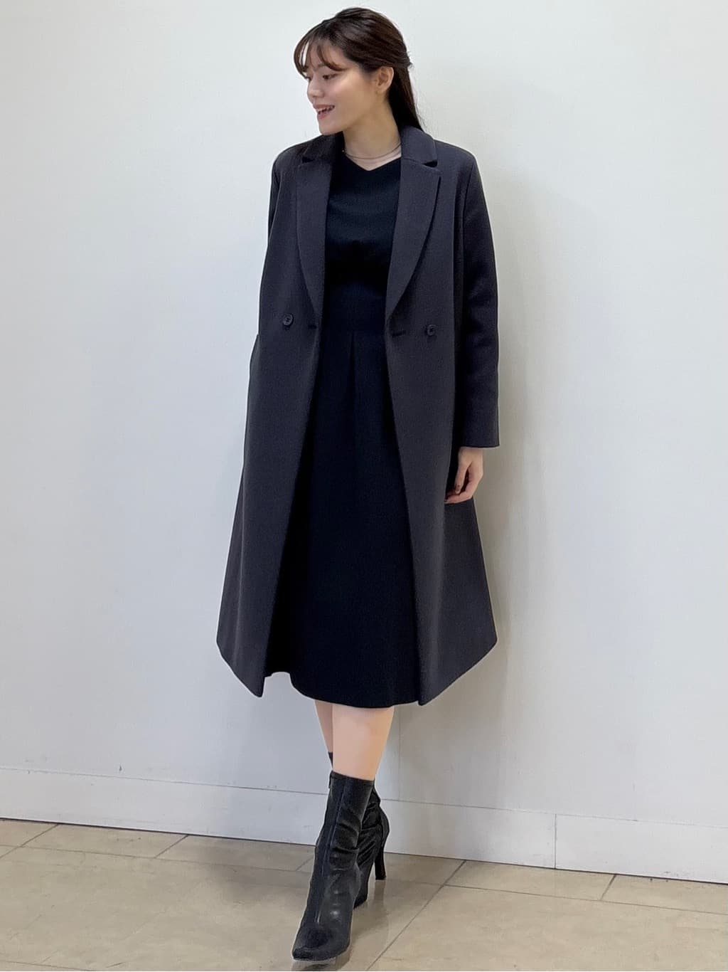 sayaさんの「COUP DE CHANCE｜【日本製】チェスター風コート」を使ったコーディネート