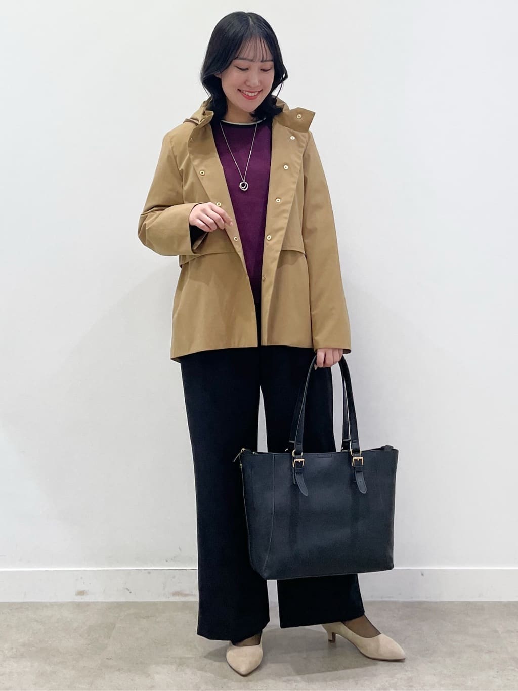 yukariさんの「Reflect｜【すっきり見え／フード取り外し可／通勤におすすめ◎】ライティアウター」を使ったコーディネート