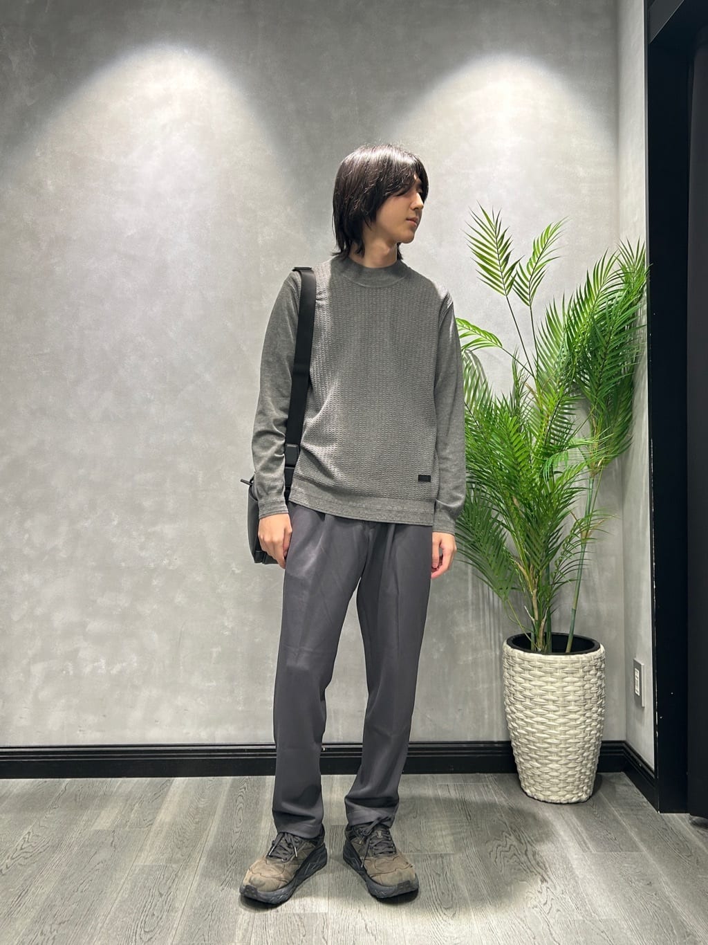 ruiさんの「TAKEO KIKUCHI｜ハイゲージ モックネック ニット プルオーバー」を使ったコーディネート