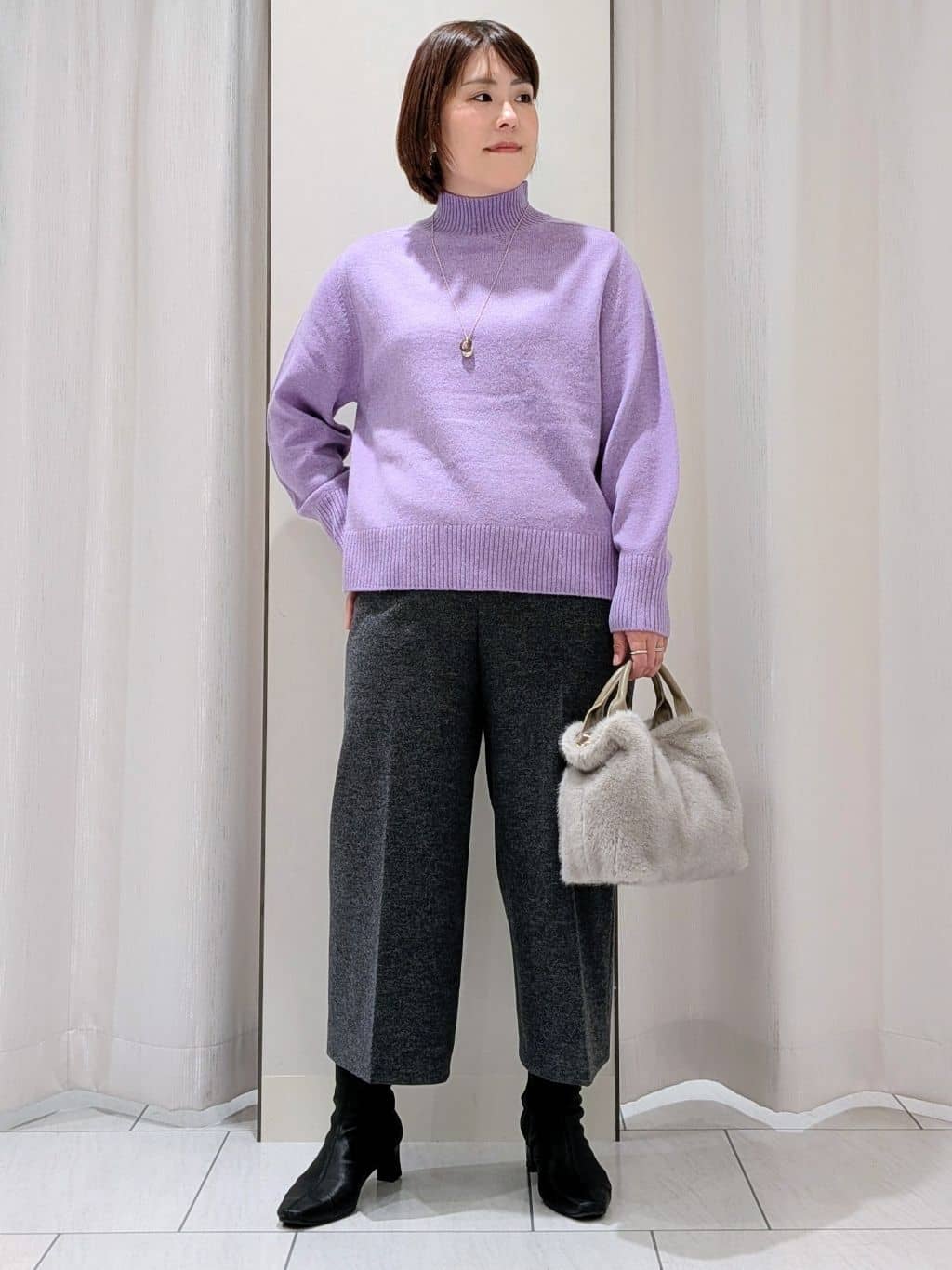 Onumaさんの「UNTITLED｜【軽アウター/ミドル丈】ウールニットコーディガン」を使ったコーディネート