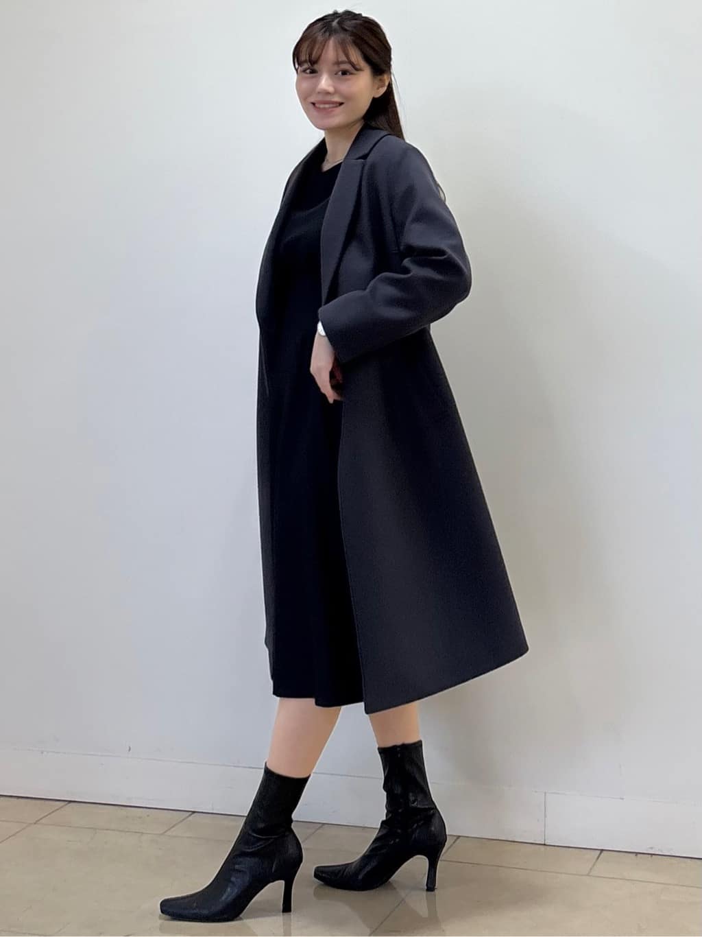 sayaさんの「COUP DE CHANCE｜【日本製】チェスター風コート」を使ったコーディネート