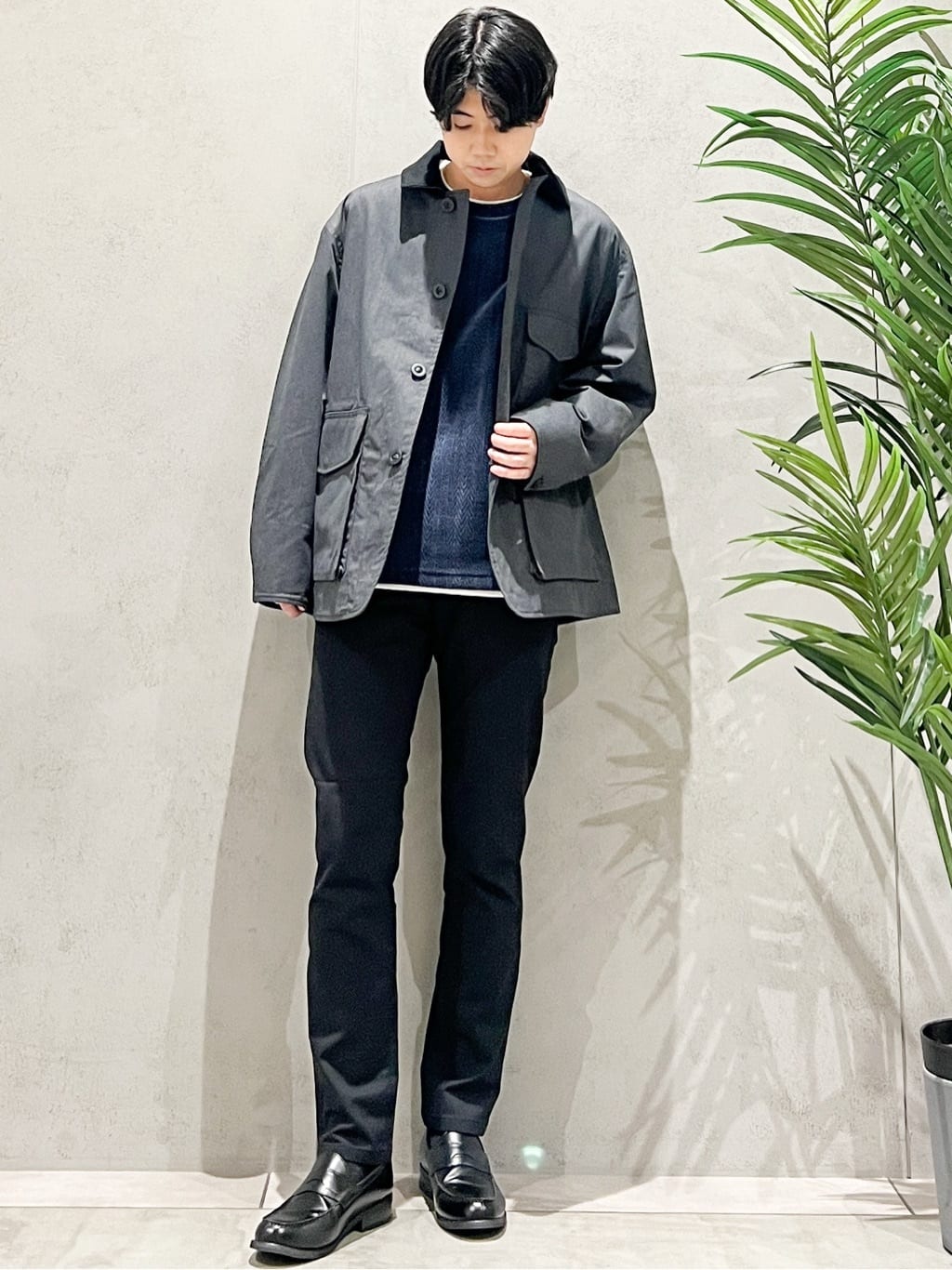 SHI-MAさんの「THE SHOP TK｜デッキブルゾン 【手洗い可/リラックスシルエット】」を使ったコーディネート