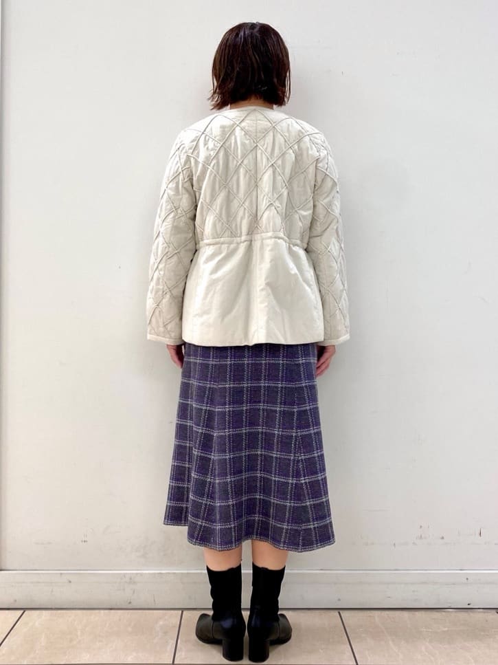 ksmさんの「Reflect｜【気軽な羽織に◎】中綿キルティングショートコート」を使ったコーディネート