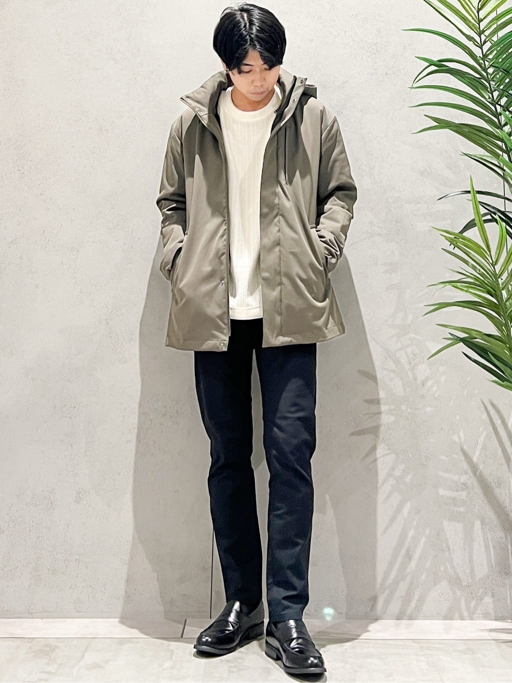 SHI-MAさんの「THE SHOP TK｜【3WAY】中綿ライナー付き カルゼコート　洗濯機OK/ON・OFF対応」を使ったコーディネート
