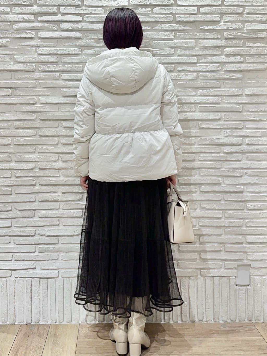 Hana...eさんの「index｜KAWADAダウンペプラムショートコート【撥水／洗濯機OK／静電気防止裏地】」を使ったコーディネート