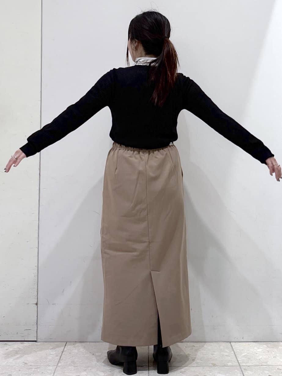 mameさんの「OPAQUE.CLIP｜ウールライクメルトンノーカラーコート【洗濯機洗い可】」を使ったコーディネート