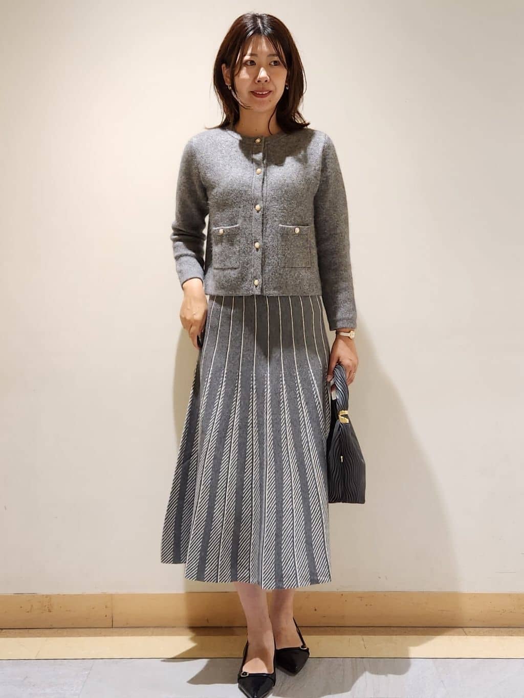 yukaさんの「COUP DE CHANCE｜【日本製】スタンドカラーのショート丈コート」を使ったコーディネート