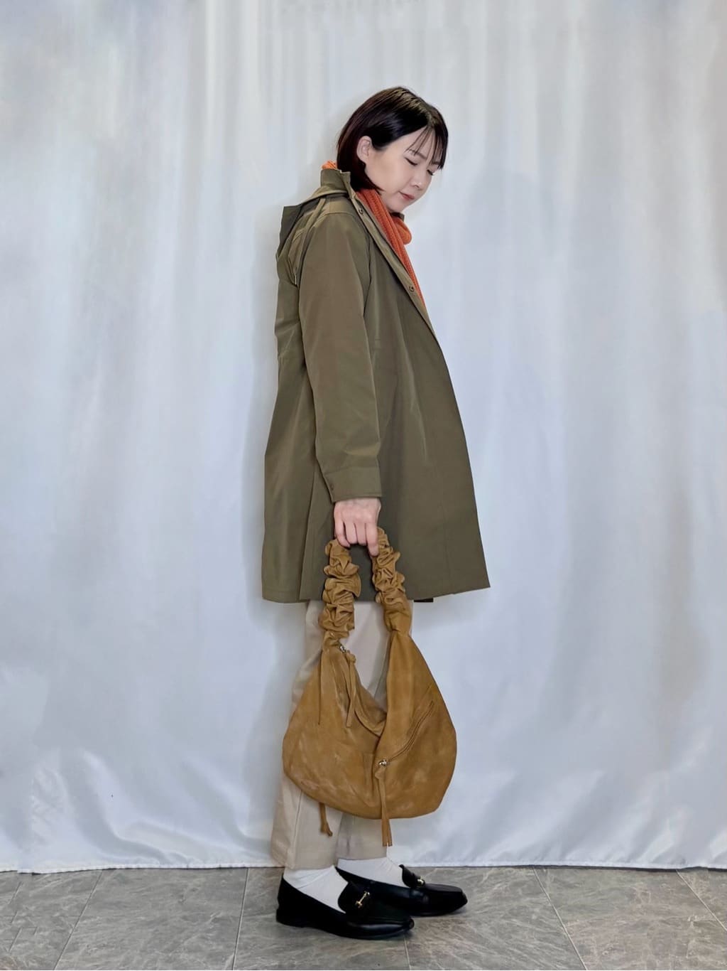 ネリさんの「SHOO･LA･RUE｜【高レビュー/洗濯機可/SS-LL】あったか裏起毛 のびのびストレッチ テーパードパンツ」を使ったコーディネート