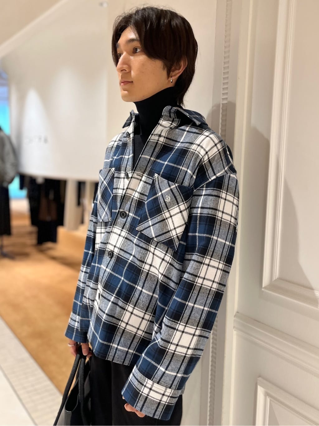 Watanabeさんの「DRESSTERIOR｜◆サスティナブル タートルニット」を使ったコーディネート