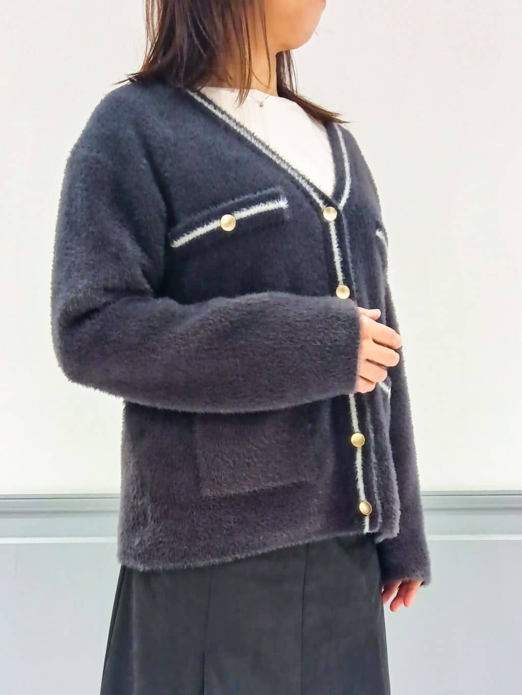 なっちゃんさんの「grove｜最終お値下げ！！【洗える/毛玉軽減】天竺ラグランスリーブプルオーバー」を使ったコーディネート