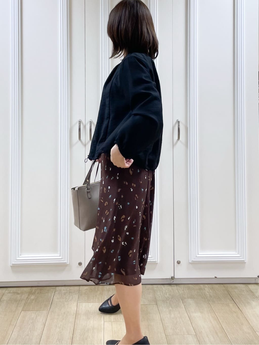 めいさんの「Reflect｜【ライトアウター／ゆったり羽織れる／気軽な羽織りに◎】ライトブルゾン」を使ったコーディネート