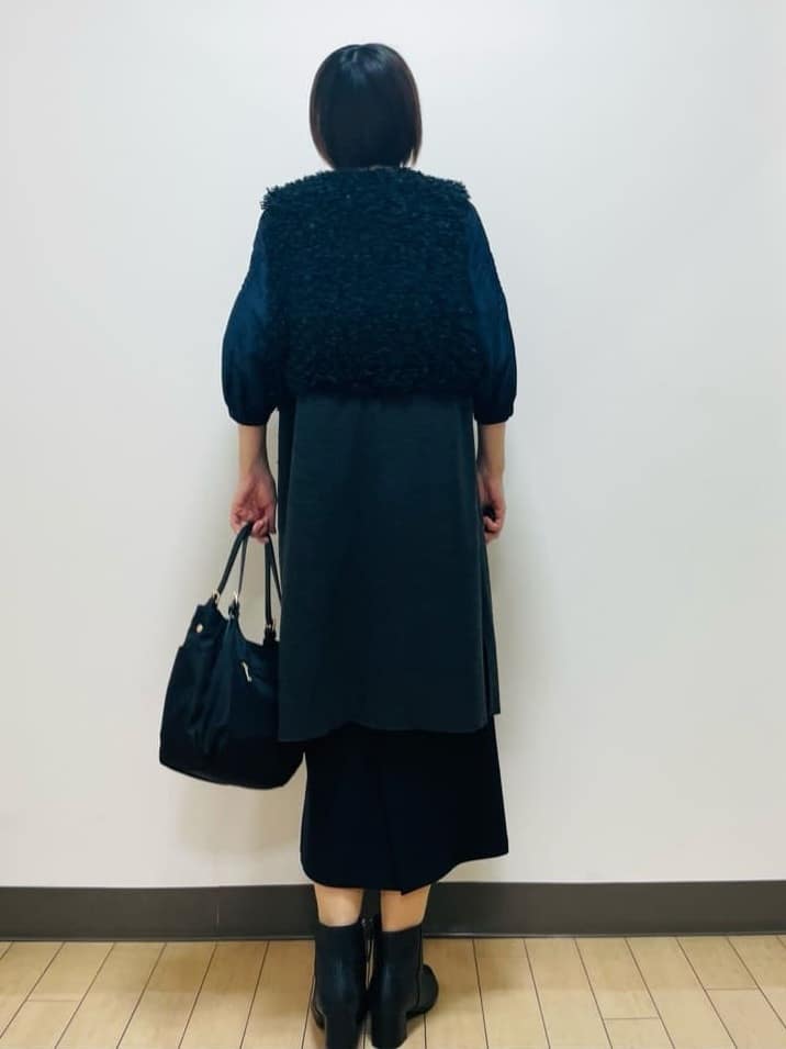 Riiさんの「Reflect｜【しっかり収納／小旅行に◎／インナーバッグ入り／ショルダー付き】3WAYデザインバッグ」を使ったコーディネート