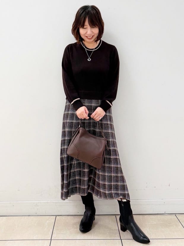 KIKIさんの「Reflect｜【ゆったりシルエット】ジャージメルトンコクーンジャケット」を使ったコーディネート