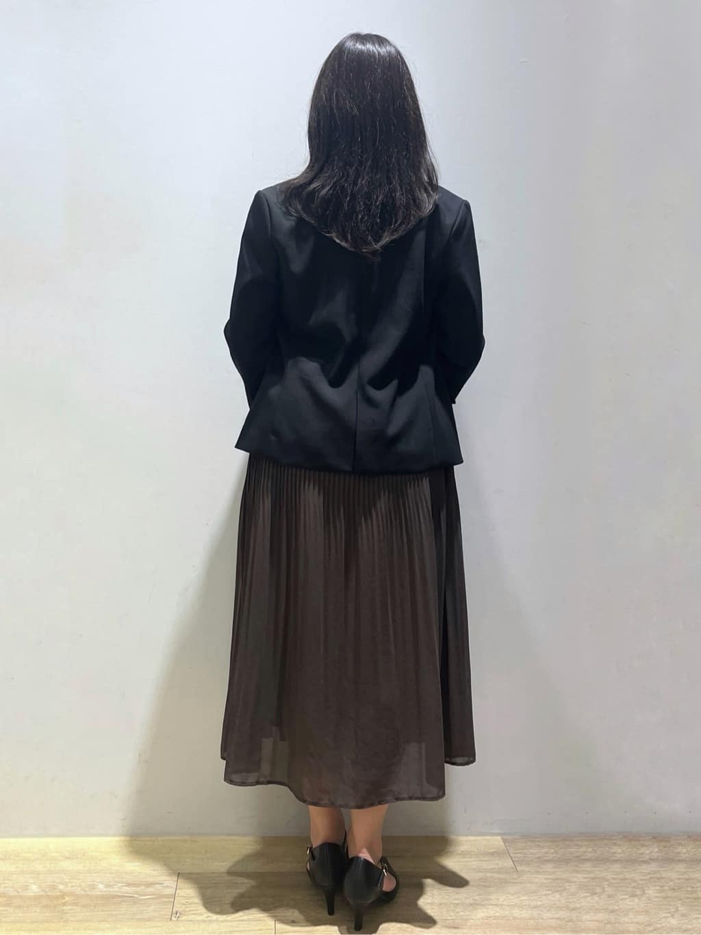 さやかさんの「index｜《5色展開／S-3Lサイズ》プリーツフレアワンピース【洗濯機OK／防シワ】」を使ったコーディネート