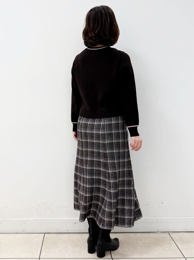 KIKIさんの「Reflect｜【ゆったりシルエット】ジャージメルトンコクーンジャケット」を使ったコーディネート