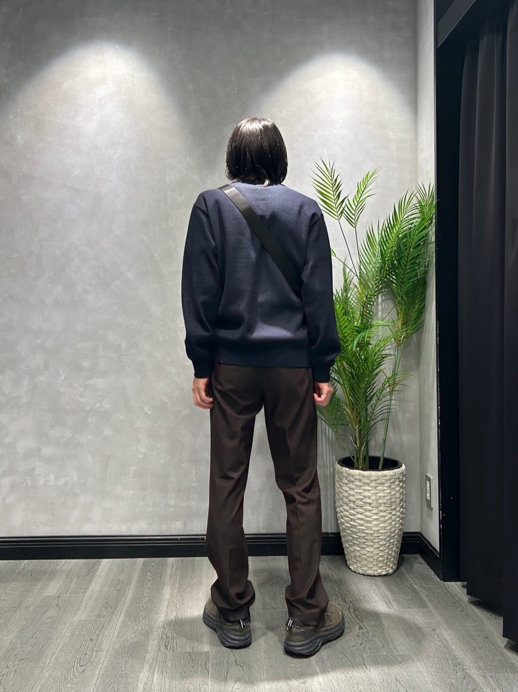 ruiさんの「TAKEO KIKUCHI｜【Made in JAPAN】ビッグチェック＆スライドパズル柄 ニット」を使ったコーディネート
