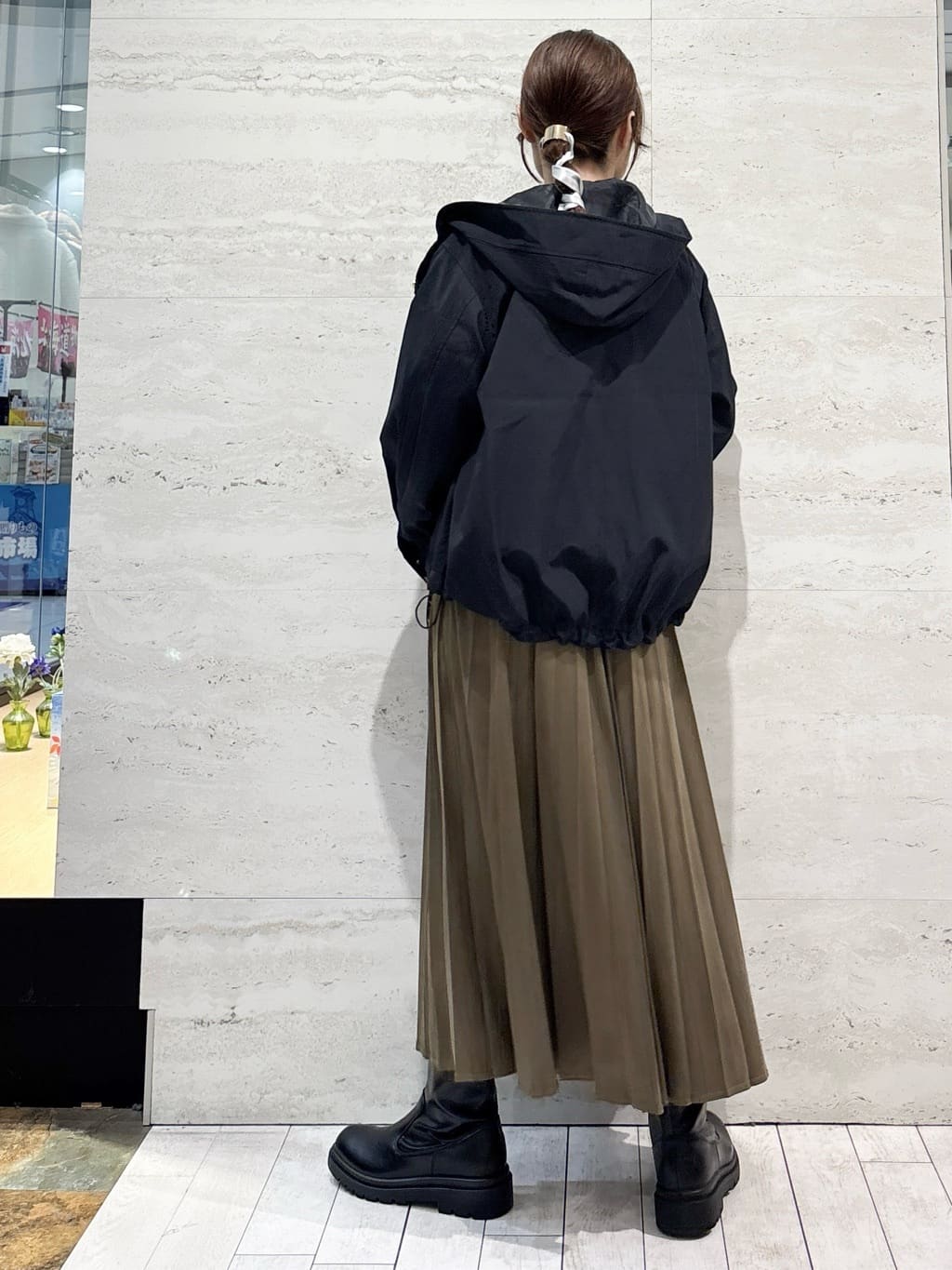 かほさんの「OPAQUE.CLIP｜裏毛プリント刺繍ロゴ【洗濯機OK】」を使ったコーディネート