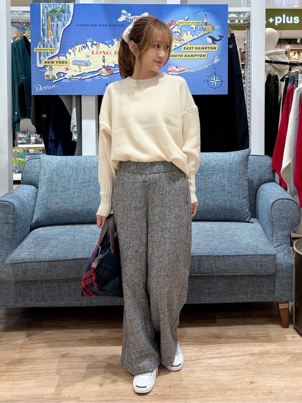 yuinaさんの「Dessin｜【撥水・2WAY】ミュラーダウンコートミドル丈」を使ったコーディネート
