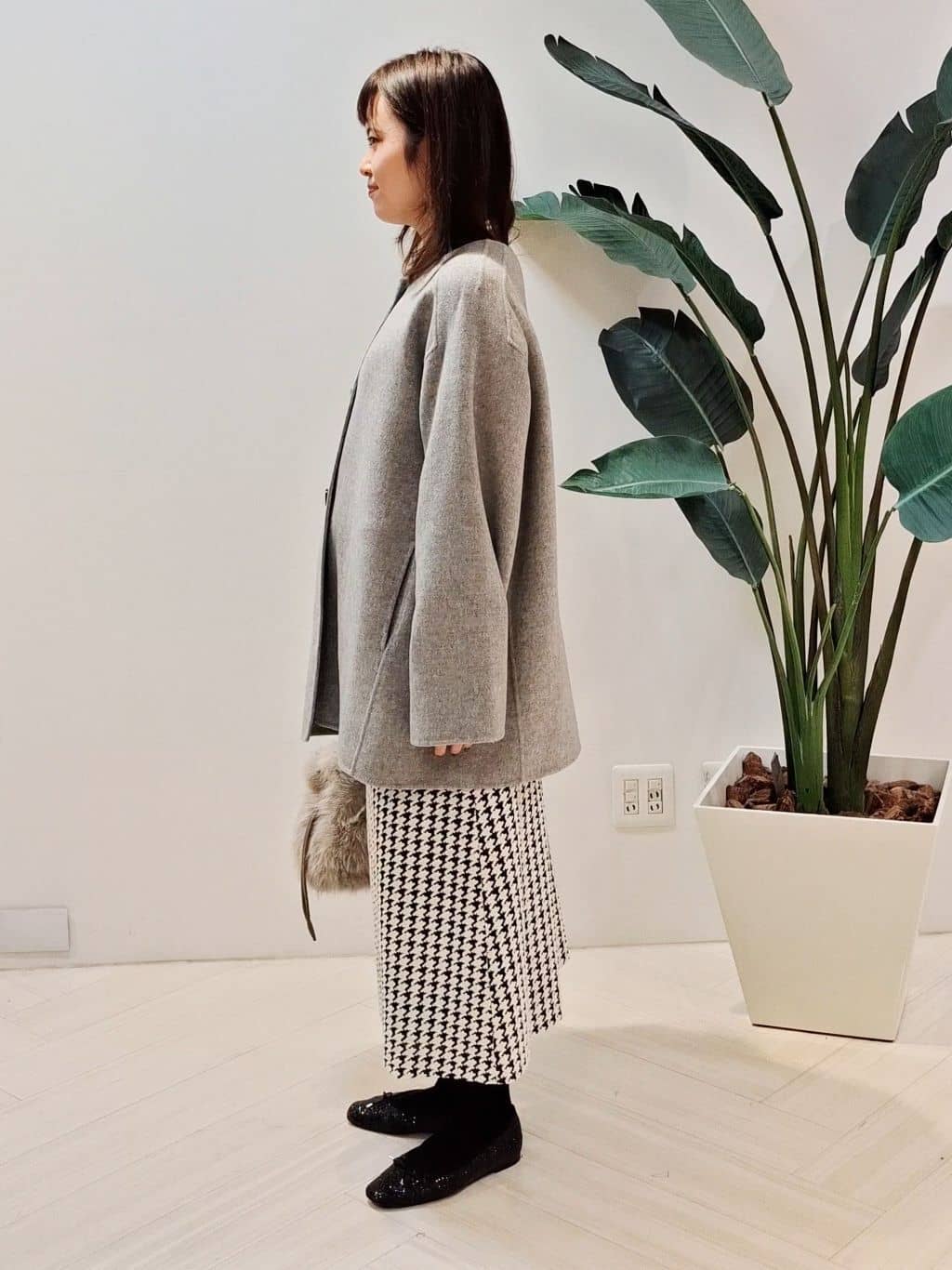 YuKaRiさんの「UNTITLED｜【8色展開／コンパクト丈】レーヨン混 コクーンニット」を使ったコーディネート