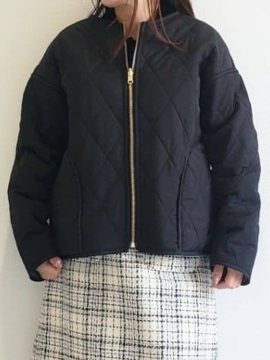 Riaさんの「index｜リバーシブル キルティングファーブルゾン【洗濯機OK】」を使ったコーディネート