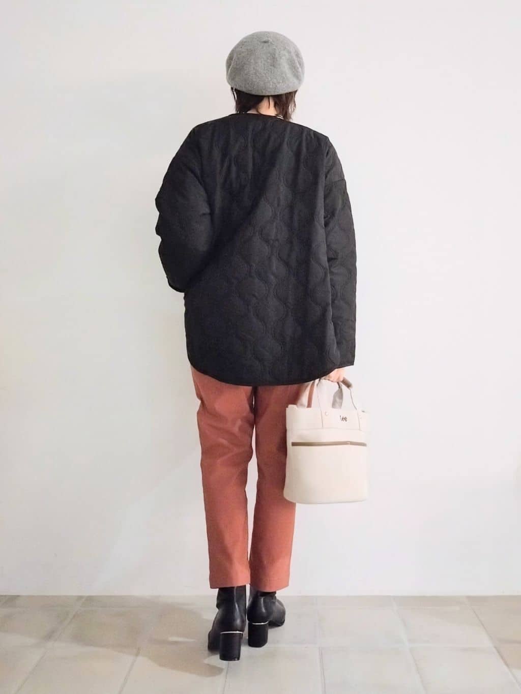 miomioさんの「SHOO･LA･RUE｜【高レビュー/洗濯機可/SS-LL】あったか裏起毛 のびのびストレッチ テーパードパンツ」を使ったコーディネート