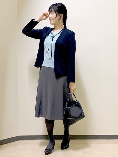  beni_gingerさんの「Reflect｜【美シルエット】ソフトマーメイドスカート」を使ったコーディネート