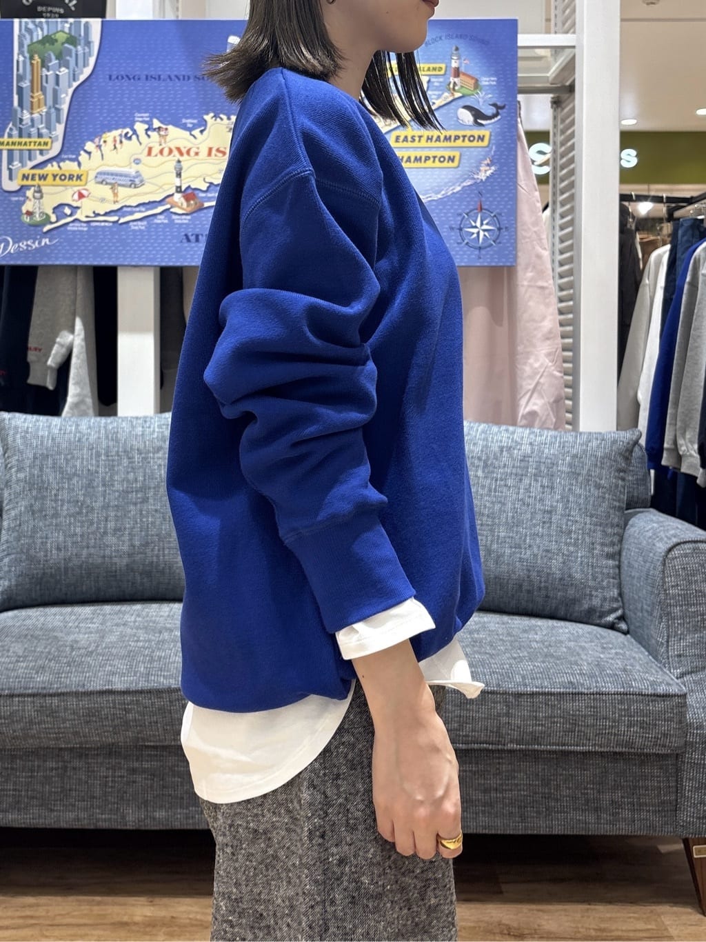 risaさんの「Dessin｜【洗える】裾ドロスト付きカットソー」を使ったコーディネート