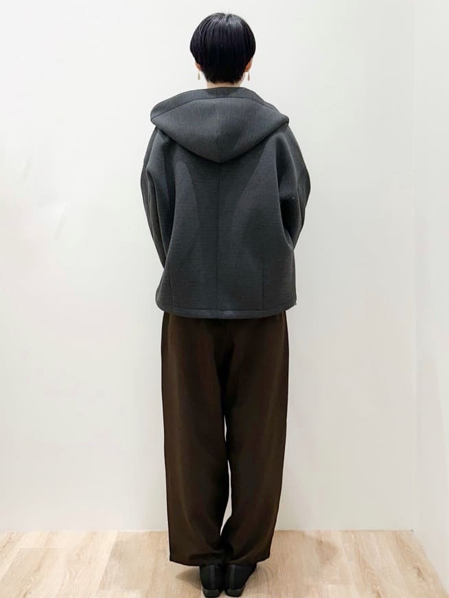 yurieさんの「OPAQUE.CLIP｜アート柄シャギーニット【洗濯機OK】」を使ったコーディネート
