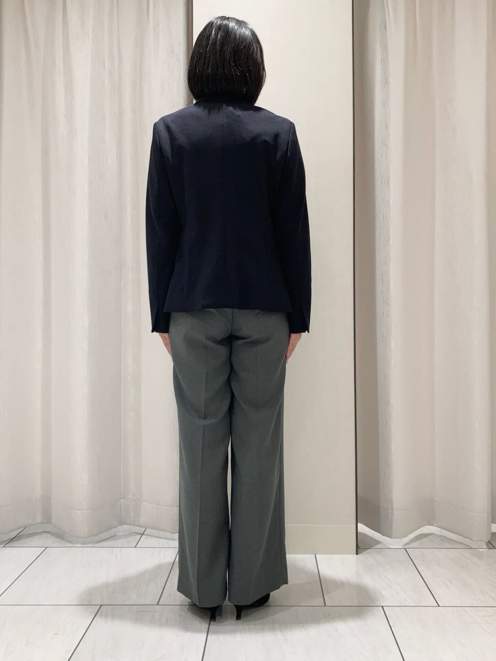 わたなべさんの「UNTITLED｜【アンサンブル可/洗える/ウール100%】クルーネックウールニット」を使ったコーディネート