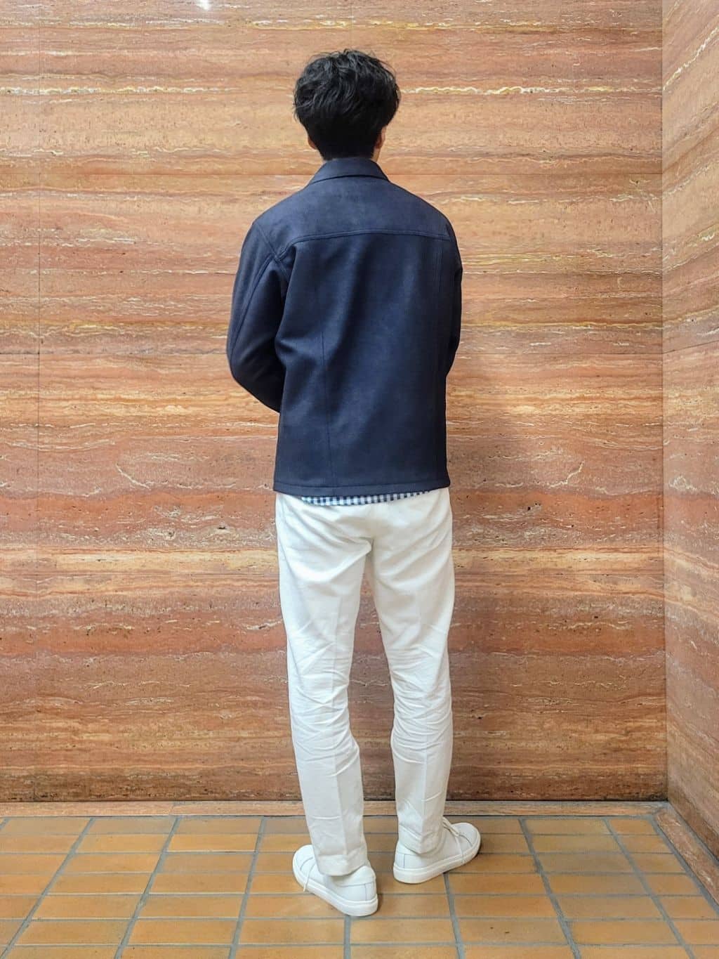 piroyaさんの「TAKEO KIKUCHI｜【Air Palette Knit】ワンポイント カラーニット プルオーバー」を使ったコーディネート