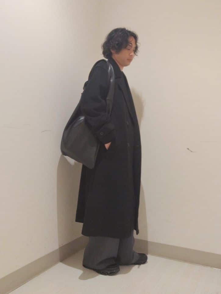 NAKANOさんの「tk.TAKEO KIKUCHI｜ダブルオーバーチェスターコート」を使ったコーディネート