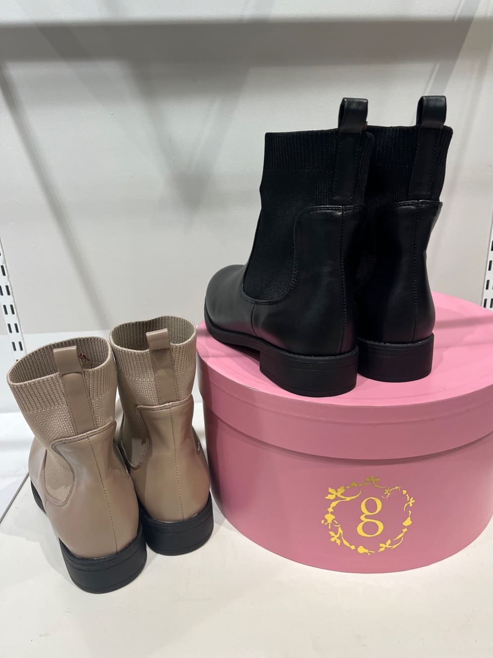 ほくとさんの「grove｜【人間工学/履き心地らくちん】ニットコンビブーツ」を使ったコーディネート